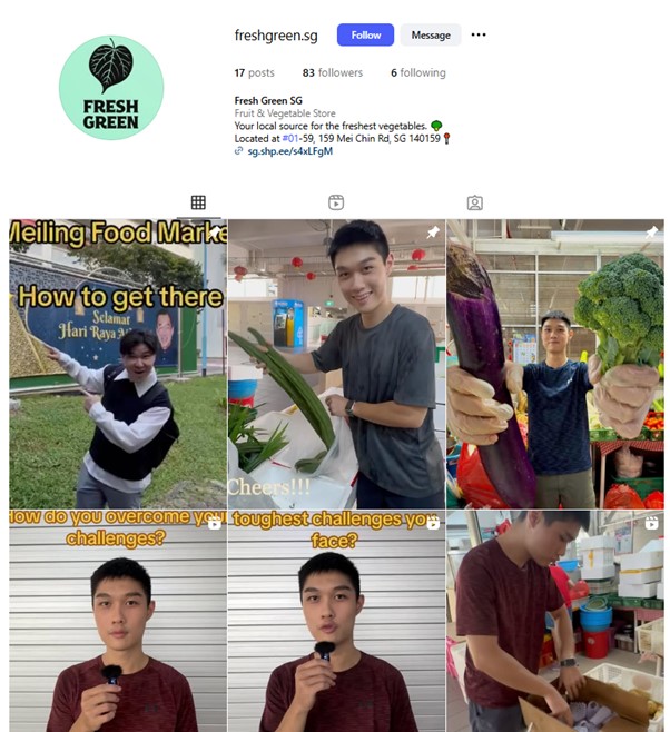 Fresh Green Instagram Campaign